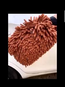 分享: Product Information Section Double Sided Chenille Gloves Coral Fleece Car Wash Hand Towel Wipe Microfiber Microfibre DIY Sarung Tangan