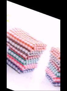 10pcs Super Premium Absorbent Microfiber Dishwashing Kitchen Dish Cloth Cleaning Household Soft Practical Towel / Kain Dapur