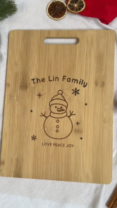 [SG] Personalised Customised Engraved Wooden Cheese Board Housewarming Gift Wedding Gift Kitchen Gift