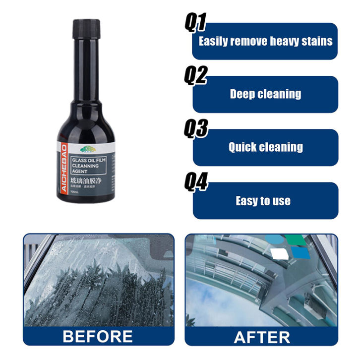 Acid Rain Remover for Car Windshield Cleaner Candices Water Mark and
