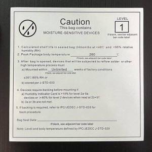 Anti-Static ESD Labels Warning Markings Moisture Level Indicators for Tray Disk Stickers Business Supplies Stationery