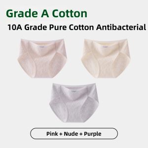 JIAZINI | Cotton Seamless Antibacterial Comfortable Breathable Panties