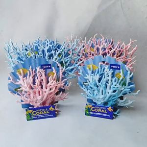 Batu Coral Imitasi Batu Karang Hiasan Aquarium Dekorasi Aquascape Coral Perawatan Ikan