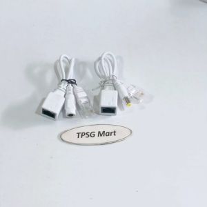 Bộ cáp POE chuyển nguồn và tín hiệu cáp mạng thụ động cho Camera IP / Giá bán 1 Bộ (2 dây) - dài 18Cm)