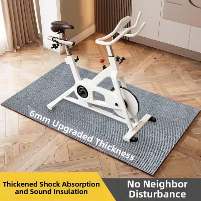 Modern Minimalist Fitness Carpet Dynamic Bike Treadmill Elliptical Machine Anti-Slip Mat Silent Shock Absorption Special Soundproof Carpet