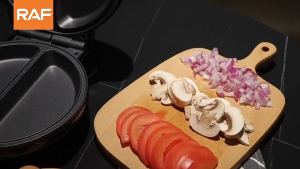 เครื่องอบ ขนมปังแซนวิชแผ่นอบพาย Electric baking pan pizza แบบไฟฟ้า🧣🧣