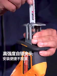 Electric Cordless Reciprocating Saw Portable Cordless Electric Saw Suitableutting Woodworking Pipes Cutters for outdoor wood cutting