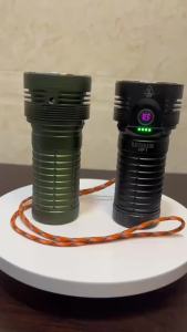 Convoy Rechargeable LED Flashlights 20000LMS Super Bright Torch Light with 46950 Battery Power Bank for Tactical & Emergency Use