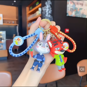 Keychain _ Zootopia comel rantai kunci loket kanak kanak hadiah Judy hanging keychain children kids gift 儿童疯狂动物城吊坠挂饰钥匙圈