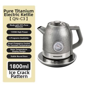 YIWU | Titanium Retro Temperature Display Multifunctional Electric Kettle 1800ml