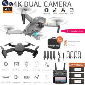 🔥In Stock🔥 E88 PRO Quadcopter Foldable Portable Camera drone with WIFI FPV wide angle height keep RC folding