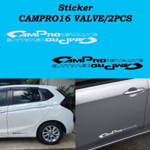 Sticker Car Kereta CAMPRO 16VALVE Double Tampal Luar