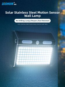 dishun | Solar Powered Waterproof Motion Sensor Outdoor Light