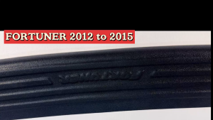Rear Back Stepsill for Toyota Fortuner 2012 2013 2014 2015 Only