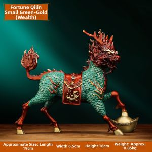 Ji Shanyuan | Wealth-Bringing Copper Kylin Statue