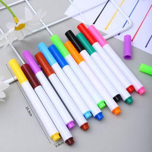 Multicolor Water-Based Erasable Whiteboard Markers Refillable Fine Tip Marker for School Office Teacher Student Use