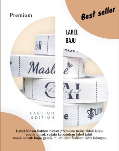 Label Baju Label Hijab Label gamis murah