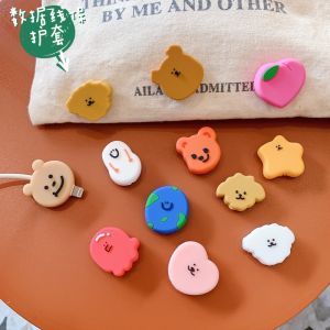 CrashStar Cartoon Cute Cable Protector For iPhone Date Cable Protective Case Line Cord Bite Winder Organizer Anti Breaking Holder Hot Sale