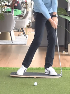 PGM Golf Pressure Plate Golf Balance Board - Gravity Transfer Board Training Aid to Shift Weight - Increase Swing Speed Training Aid Accessory Golf Balance Board for Beginners Training HL011