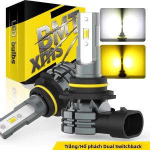 Đèn Sương Mù LED BMTxms 2 Chiếc 9006 HB4 Hai Màu Tương Thích Canbus Dành Cho Toyota Highlander Chevrolet Cruze Captiva H8 H11 H10 9145 9005