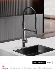 DXD | Pull Out Kitchen Faucet Cold and Hot Water Purification