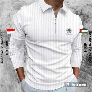 Allstar - Kaos Style V Neck Resleting Krah Fisabilillah Palestina & Indonesia Distro / Kaos Style Casual / Kaos V Neck Terbaru / Kaos Style Terbaru / Kaos Resleting Krah / Kaos Tren Anak Muda / Kaos Style Terbaru VNeck Casual / Kaos Pria / Kaos Casual