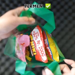 Plastik Hajatan 20x30 Motif BATIK isi 50 Kantong Softhandle Syukuran Snack Hajatan Kresek Goodie Bag