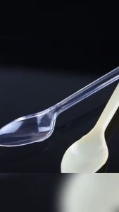 C0F0E. Disposable Long Spoon/Colored Long Teaspoon for Dessert Milk Tea Sorbet/Long Handle 18cm Spoon For HaloHalo Ice Cream Spoon Platic Spoon.