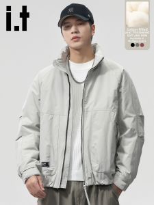 izzue | Stylish Casual Warm Padded Stand Collar Mens Jacket