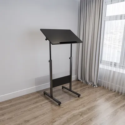Standing Computer Desk Easel Drawing Table Height Adjustable Foldable Laptop Desk Small Podium Study Puzzle Table