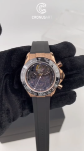 CRONUS ART CM015 Automatic Chronograph Watch Sapphire Glass Ceramic Bezel 50M Water Resistant Luminous Hands