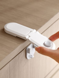 Baby Safety Locks Fixed Drawer Refrigerator Cabinet Door Child Proof Protection Buckle No Drilling Required for Infants And Toddlers