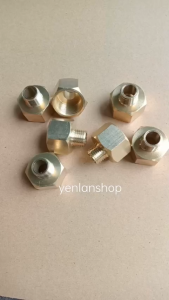 5 cái Lơ đầu nối chuyển đổi ren trong-ren ngoài (đồng thau)