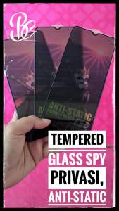 TEMPERED GLASS ANTI SPY PRIVACY REDMI 10 10C 12 13 13C 14C 4A 6A 7A 9A 9C 10A A1 NOTE 13 NOTE 12 NOTE 11 NOTE 8 NOTE 8