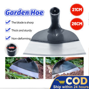 All Steel Hoe Garden Manganese Steel Plate Hoe New Eco Garden Garden Hollow Hoe Tool Steel Hardened Gardening Shovel Weeding Rake Digging Hoeing Vegetable Planting Loosening Tools Durable Hand-held