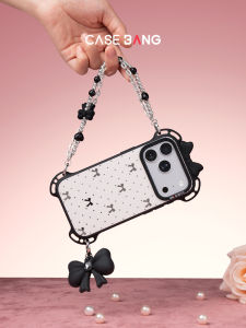 Casebang | CASEBANG bow case surprisingly replaceable back panel suitable for iPhone18ProMax/18Pro/17ProMax/17Pro/16Pro transparent MagSafe Apple mobile phone protective case