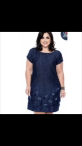 2025new denim dress formal dress daily use outifit Bangkok newtrendy