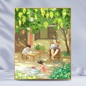 Modern Simple Healing Countryside Landscape Decorative Painting Bedroom Wall Art Restaurant Decorative Wall Hanging Picture