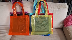 PVC Transparent Tote Bag Fashion Stylish