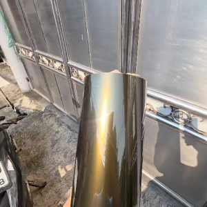 50Cm Sticker Hitam Lembayung Gold P8721 Murah Kualitas Premium / Meter
