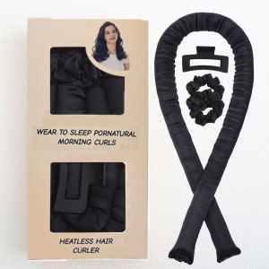 Heatless Curling Rod Headband No Heat Silk Curls Ribbon Hair Rollers Sleeping Soft Headband Lazy Hair Curlers Hair Styling Tools