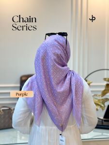 HIJAB JOURNEY CHAIN SERIES MOTIF TERBARU / JILBAB SEGI EMPAT