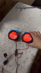 Đèn Led mắt quỷ đổi màu tráng trí ô tô. Đèn led ninja điện 12v (1 chiếc)