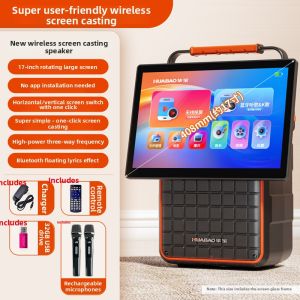 HUABAO | Bluetooth Microphone and Speaker Integrated Karaoke System