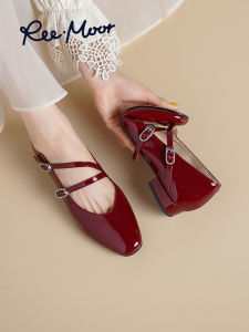 Reemoor | New Autumn Elegantly Styled French Commuter Shoes with Buckle Strap and Low Cut
