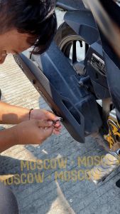 COVER KNALPOT VARIO SLIM UNIVERSAL HONDA VARIO 125 VARIO 150 NEW FI TECHNO CBS TAHUN 2018 - 2024 PNP VARIO TAMENG KNALPOT MOTOR PELINDUNG PENUTUP KNALPOT MOTOR ABS PLASTIK ORIGINAL EUROPARTS ANTI CRACK