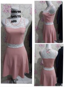 Dress kombinasi