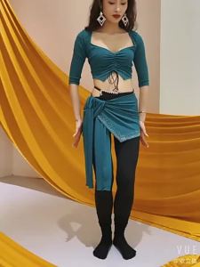Khăn Quấn Hông Múa Bụng Nữ Trang Phục Múa Phương Đông Khăn Quấn Hông Thun Co Giãn Dành Cho Trang Phục Múa Bụng