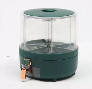 Rotating Partitioned Moisture-Proof Insect-Resistant Food Container