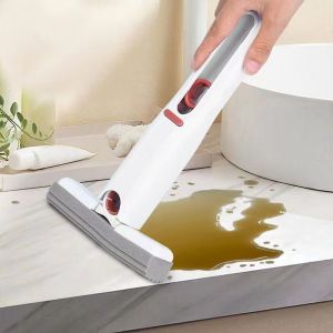 Mini Handheld Mop Sponge Strong Adsorption Portable Oil And Dirt Removal Foldable Storage Kitchen Bathroom Home Car Mounted